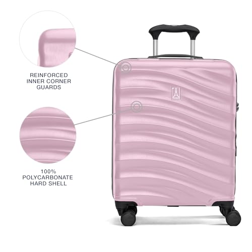 Travelpro Maxlite Air V2 Hardside Expandable Carry on Luggage, 8 Spinner Wheels, Lightweight Hard Shell Suitcase, TSA lock, Black, Carry On 21-Inch