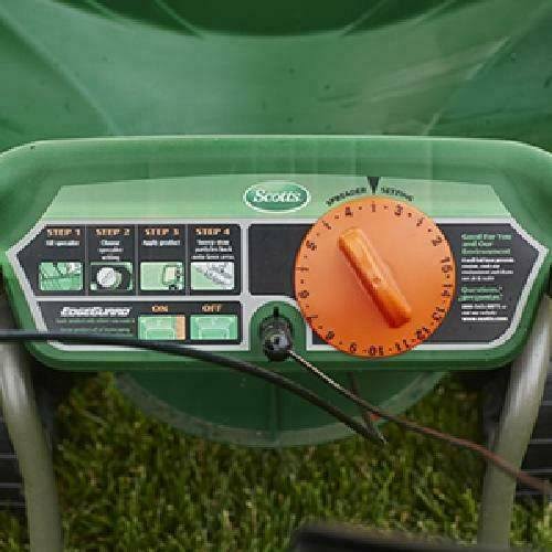 Scotts Turf Builder Pro EdgeGuard Deluxe Broadcast Spreader