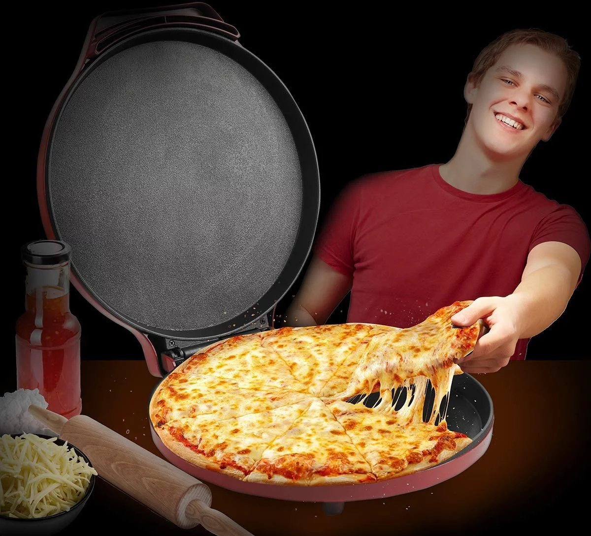 COURANT 12in PIZZA MAKER - RED