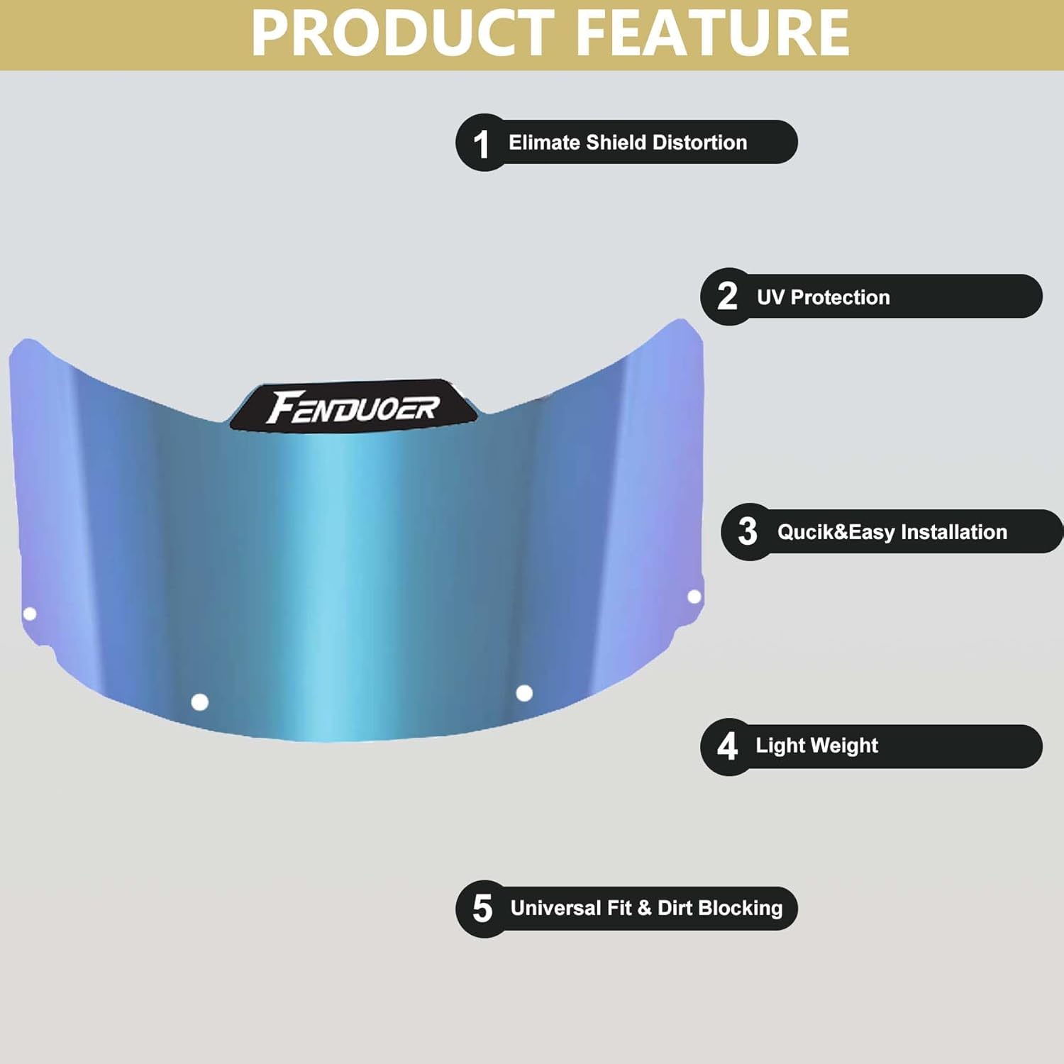 Softball/Baseball Mask Visor, Eye-Shield for All Defense Fielder’s Mask Sports Sunglasses(Clear Blue)