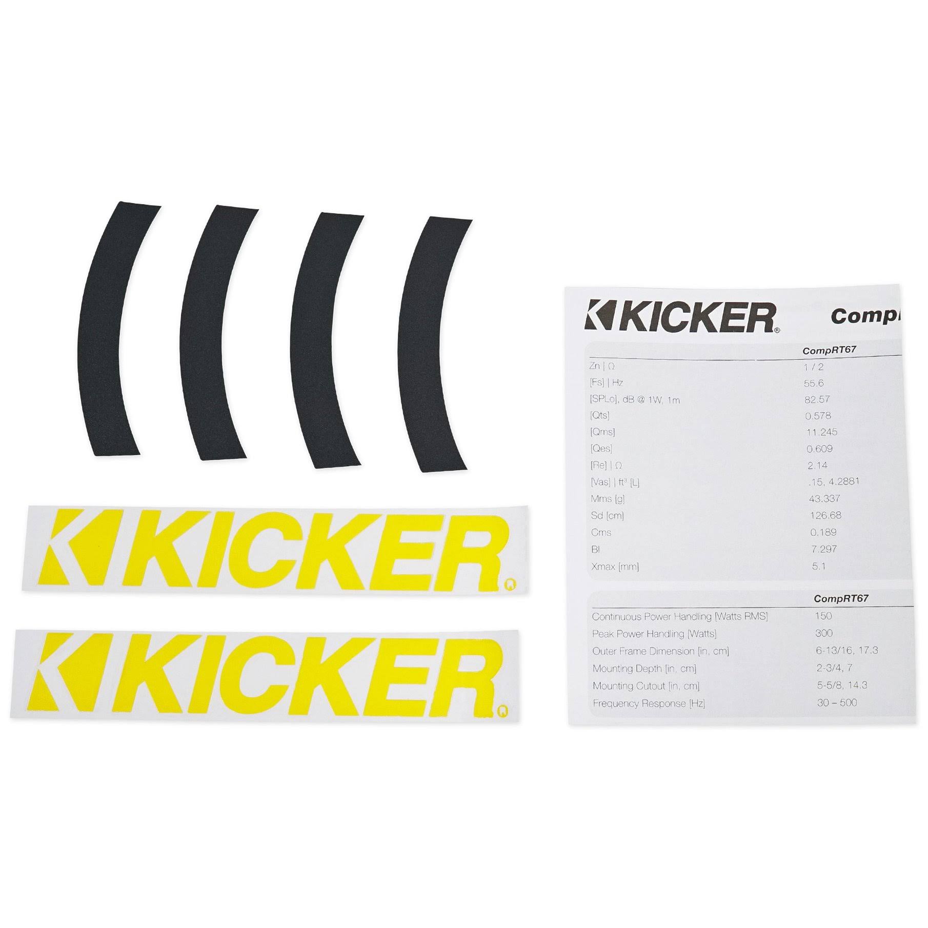 Kicker CompRT 8 Car Subwoofer - 8x22 43CWRT81