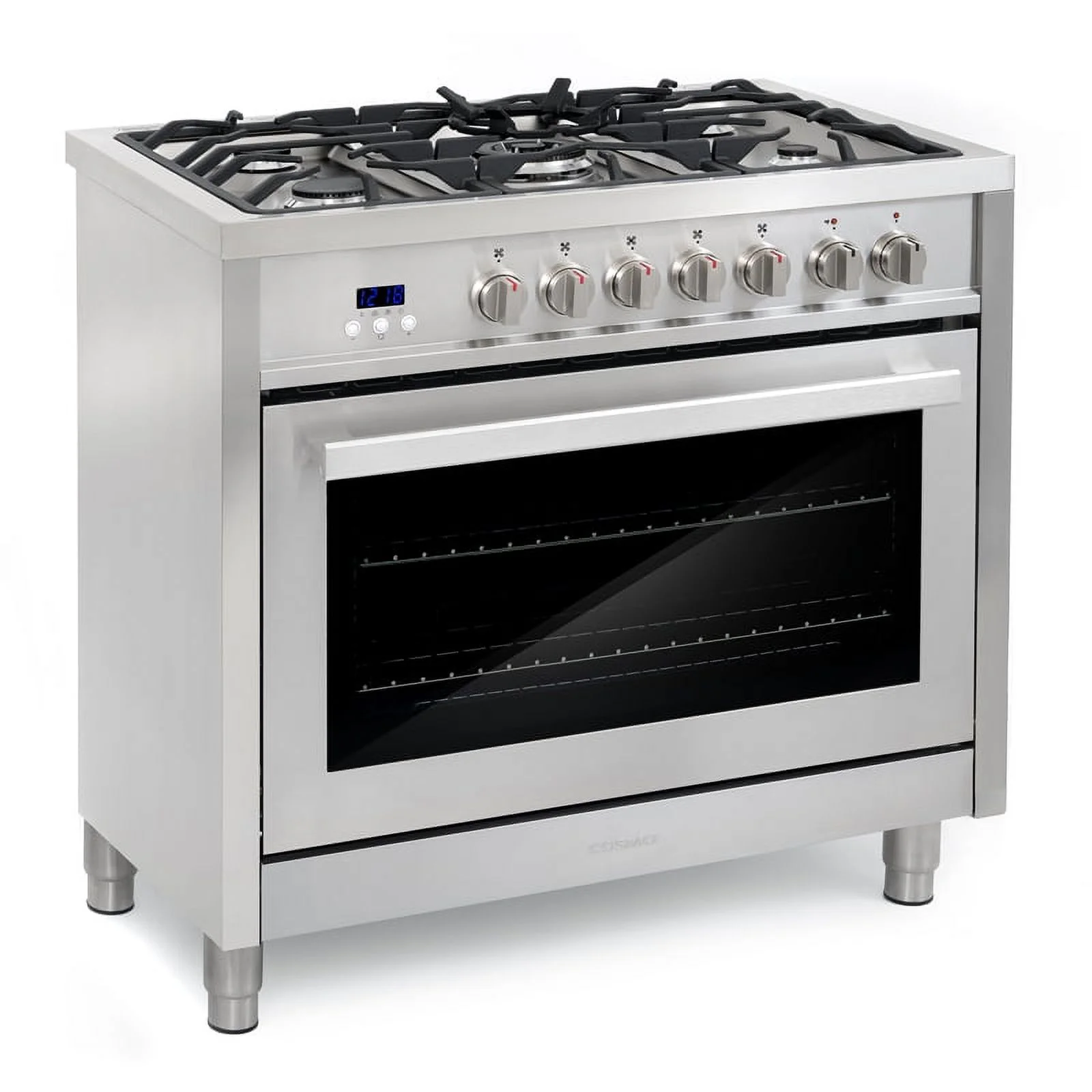 Cosmo COS-F965 36 in. Stainless Steel Dual Fuel Range with Convection Oven