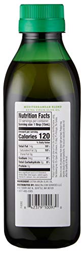 Amazon Fresh, Italian Extra Virgin Olive Oil, 2 Liter