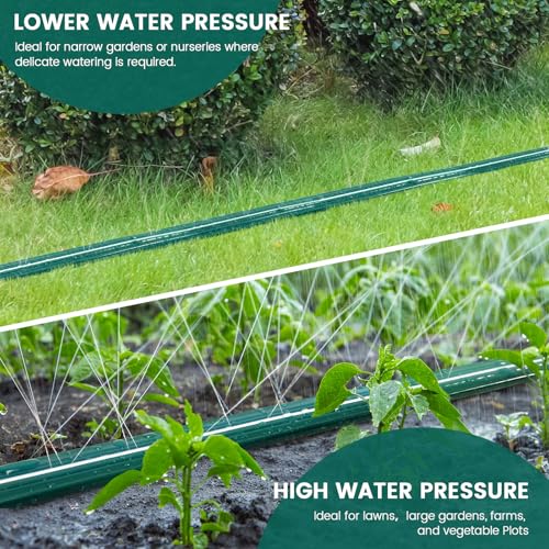 Passionbility Soaker Sprinklers Hose 50ft 2 pack, Garden Drip Soaker Watering Premium Flexible Irrigation Hose, High-Efficiency Water-Saving with Stakes