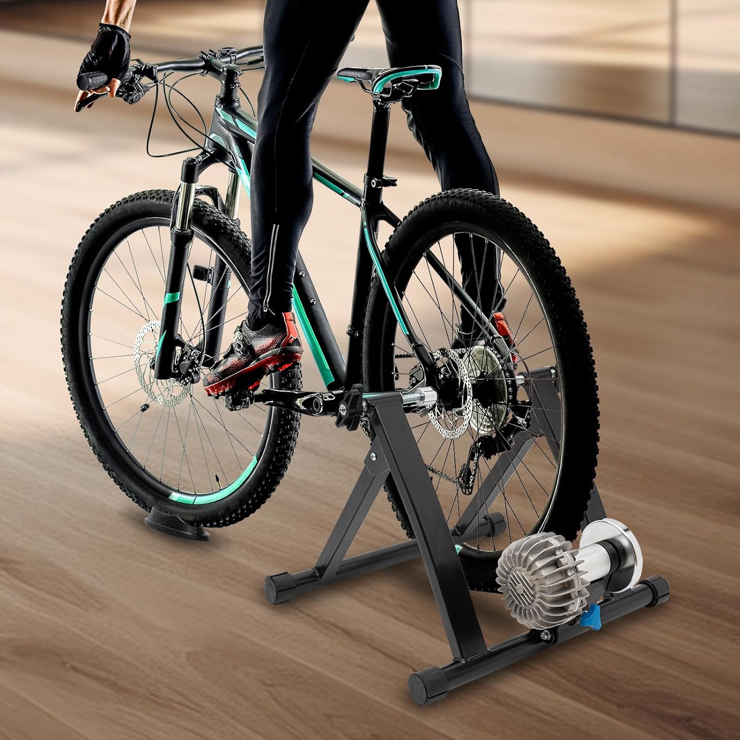 Indoor Bike Trainer Stand Magnetic Stationary Bike Stand for 26-29