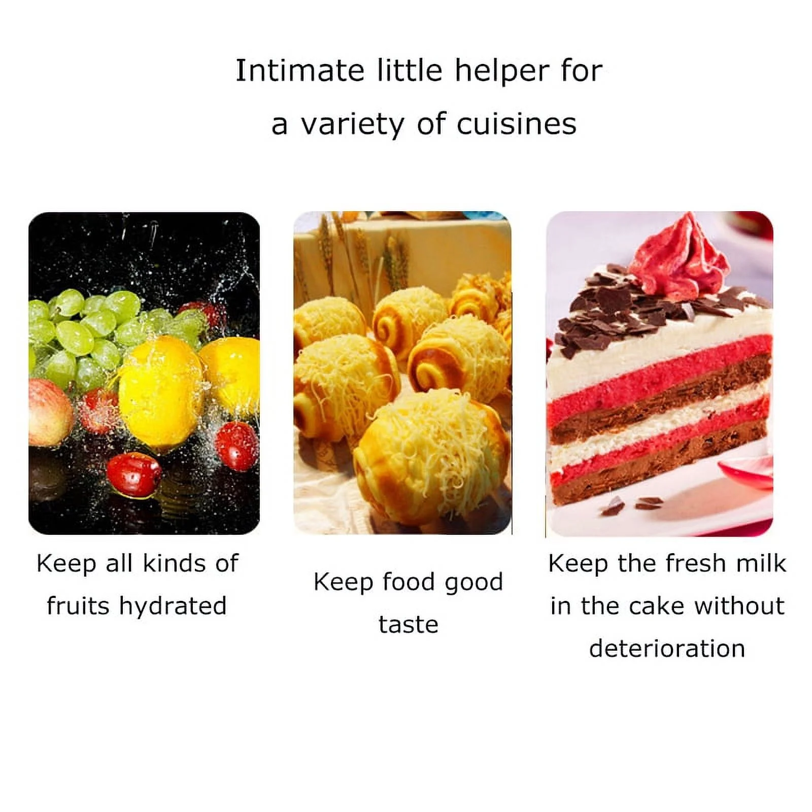 PreAsion Desktop Refrigerated Cake Display Cabinet Right Angle Bakery Showcase 220V