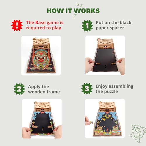 iDventure Cluepuzzle Pyramid of The Sun | Puzzle Box with Jigsaw Puzzle | Escape Room Game | Treasure Box | 3D Wooden Puzzle | Sequential Puzzles Puzzle Box Adults and 10+ | Money Gift Box