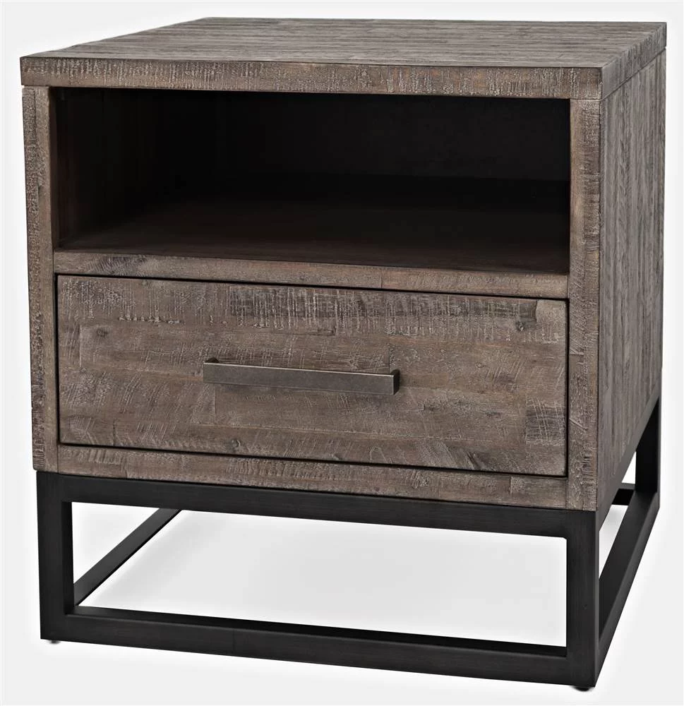 Jofran East Hampton Distressed Acacia End Table