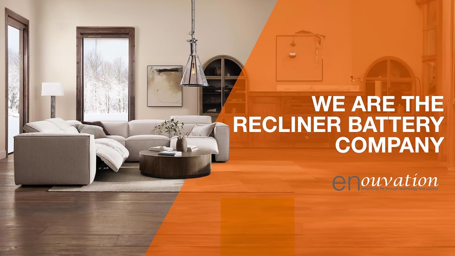 E6 Power Pack- 6000mAh Rechargeable Lithium Ion Battery Supply for Power Motion Recliner, Sofa, and Sectional Home Furniture