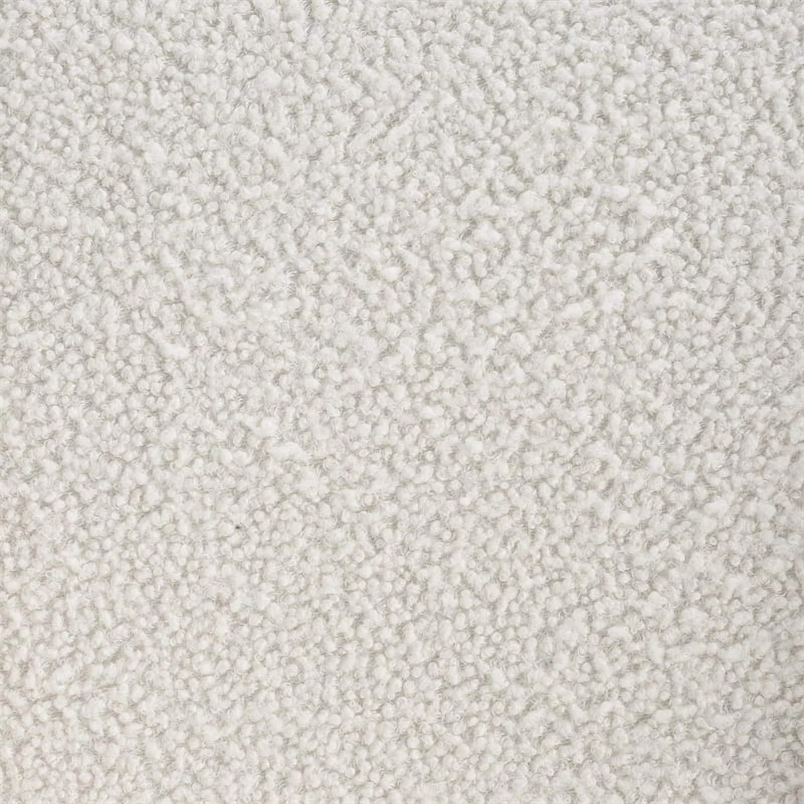 Riverbay Furniture Upholstered Swivel Office Chair in Cream Sherpa