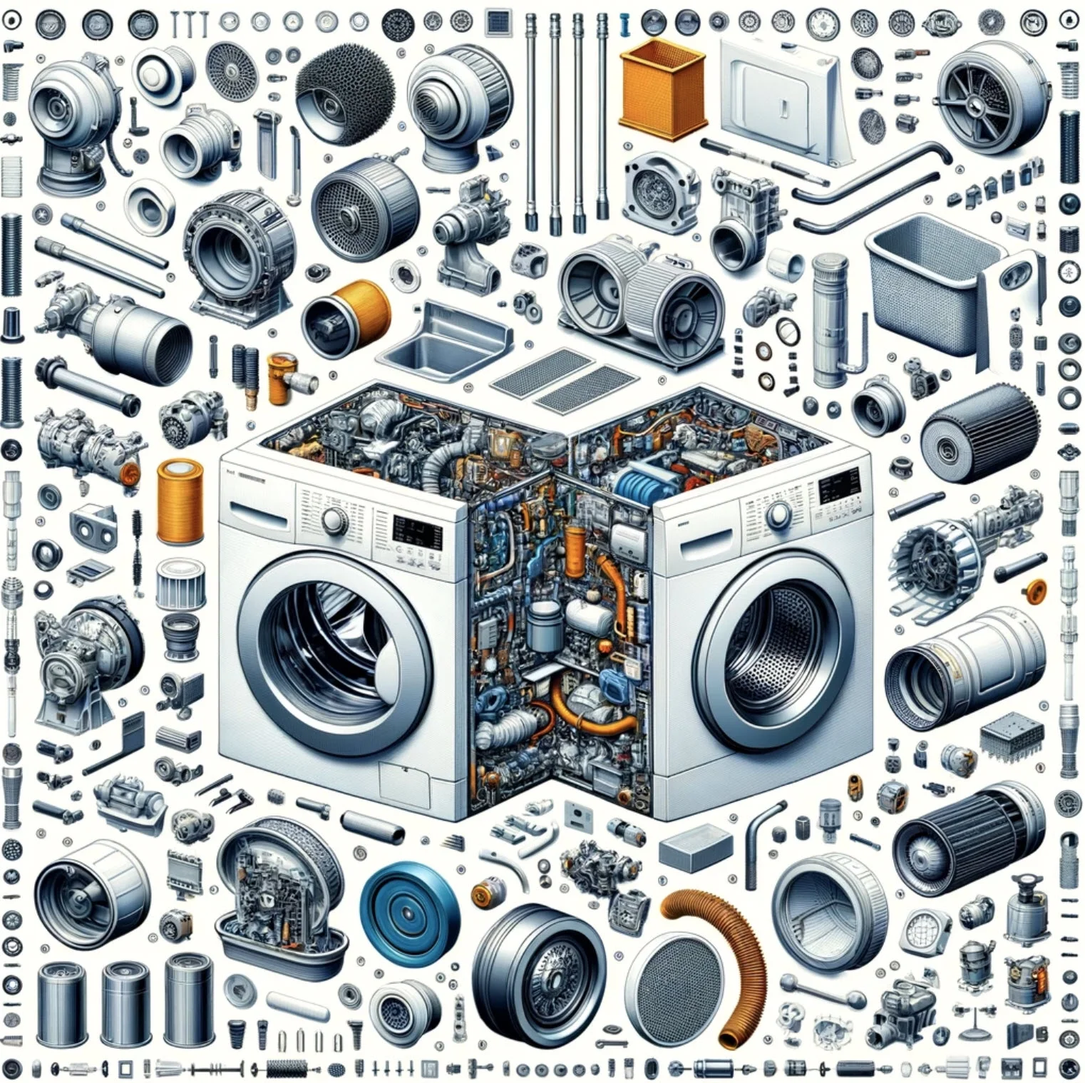 SAMSUNG DC97-19576W ASSY S.PANEL CONTROL;WA7700M,WA52M7750AW - GENUINE OEM PART