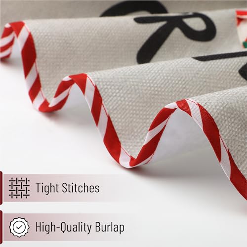 Mr. Pen- Christmas Tree Skirt 48 inches, Knitted Christmas Skirt Tree, Xmas Tree Skirt