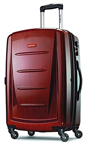 Samsonite Winfield 2 Hardside Expandable Luggage with Spinner Wheels, Brushed Anthracite, Checked-Large 28-Inch