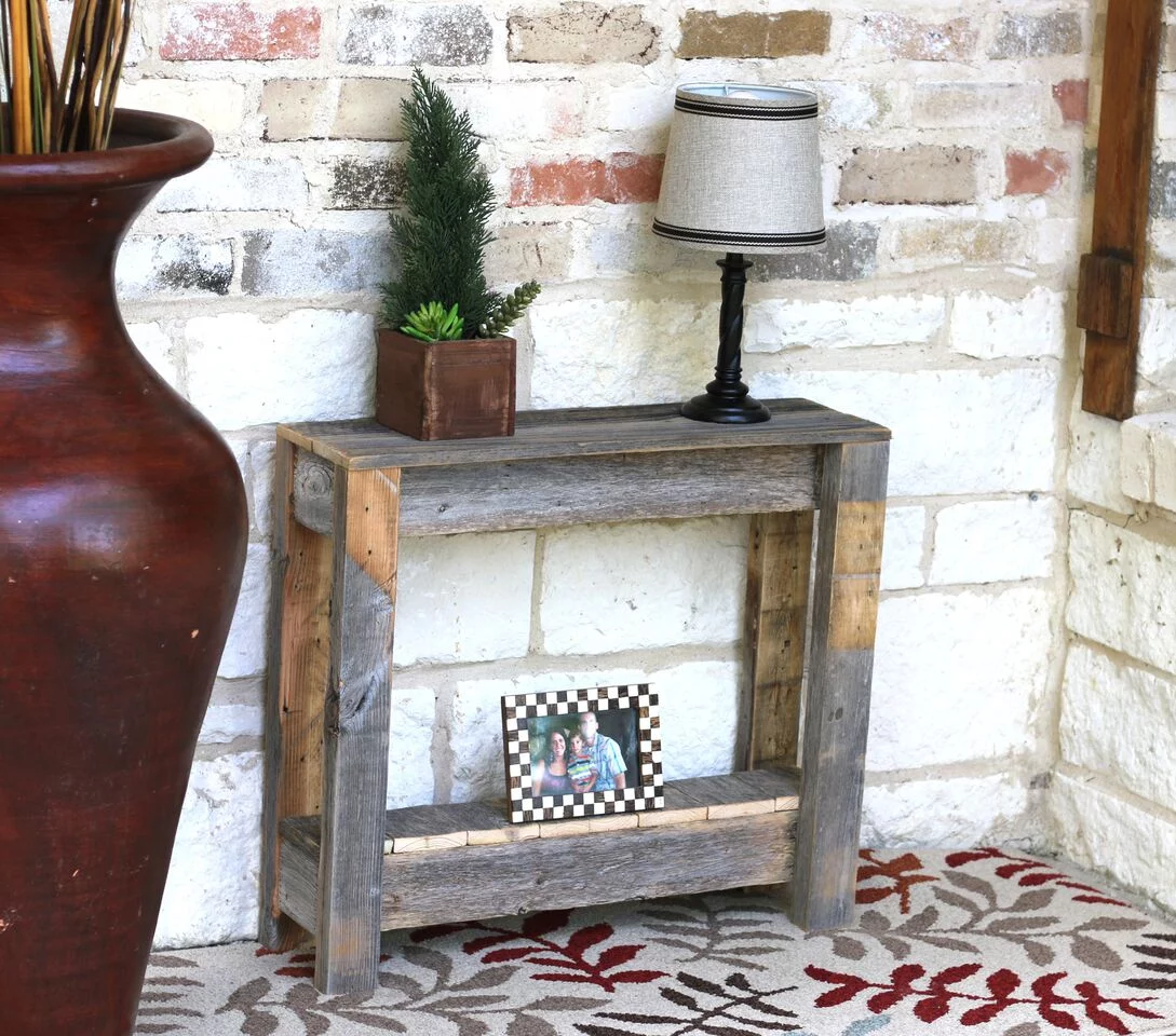Natural Unfinished Side Table