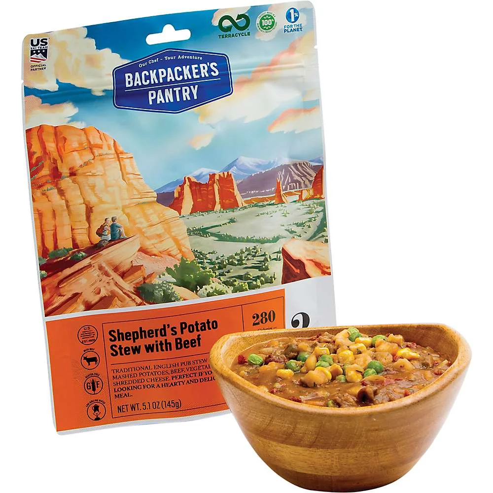 Backpacker's Pantry Freeze-Dried Shepherd's Potato Stew with Beef, 2 Servings