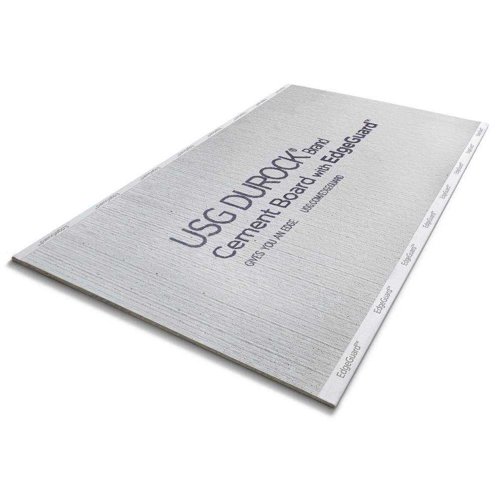 USG Durock 5 ft Cement Board with EdgeGuard