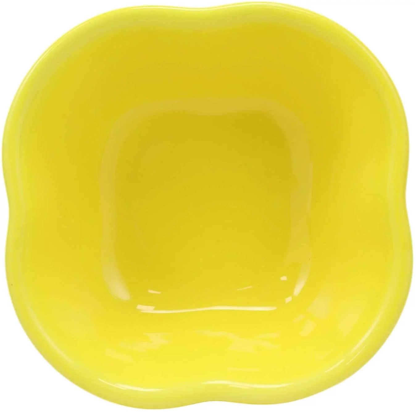 Ebros Ceramic Yellow Bell Pepper 12oz Bowl Condiments Container SET OF 2
