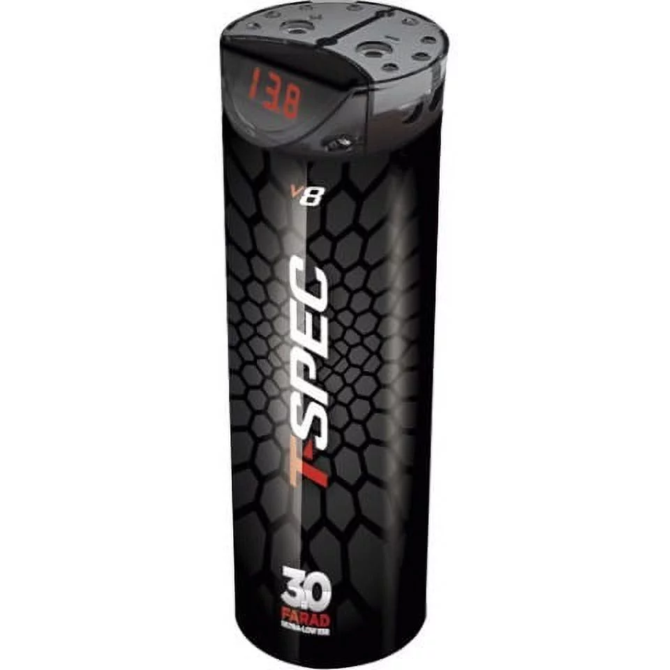 T-Spec V8-3DDC T-Spec 3.0 Farad Digital Capacitor for Car Audio