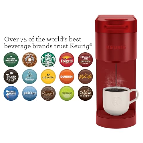 Keurig® K- Slim® Single Serve K-Cup Pod Coffee Maker, Multistream™ Technology, Scarlet Red