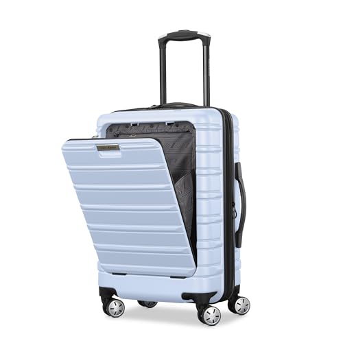 Samsonite Omni 2 Hardside Expandable Luggage with Spinner Wheels, 2-Piece Set (19/24), Lagoon Blue