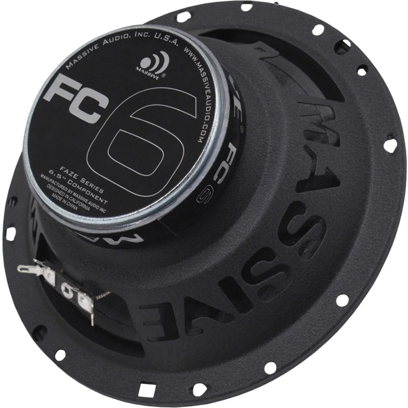 Massive Audio FC6 FC Series 6.5-Inch 150-Watt-RMS 2-Way Component Kit Speakers