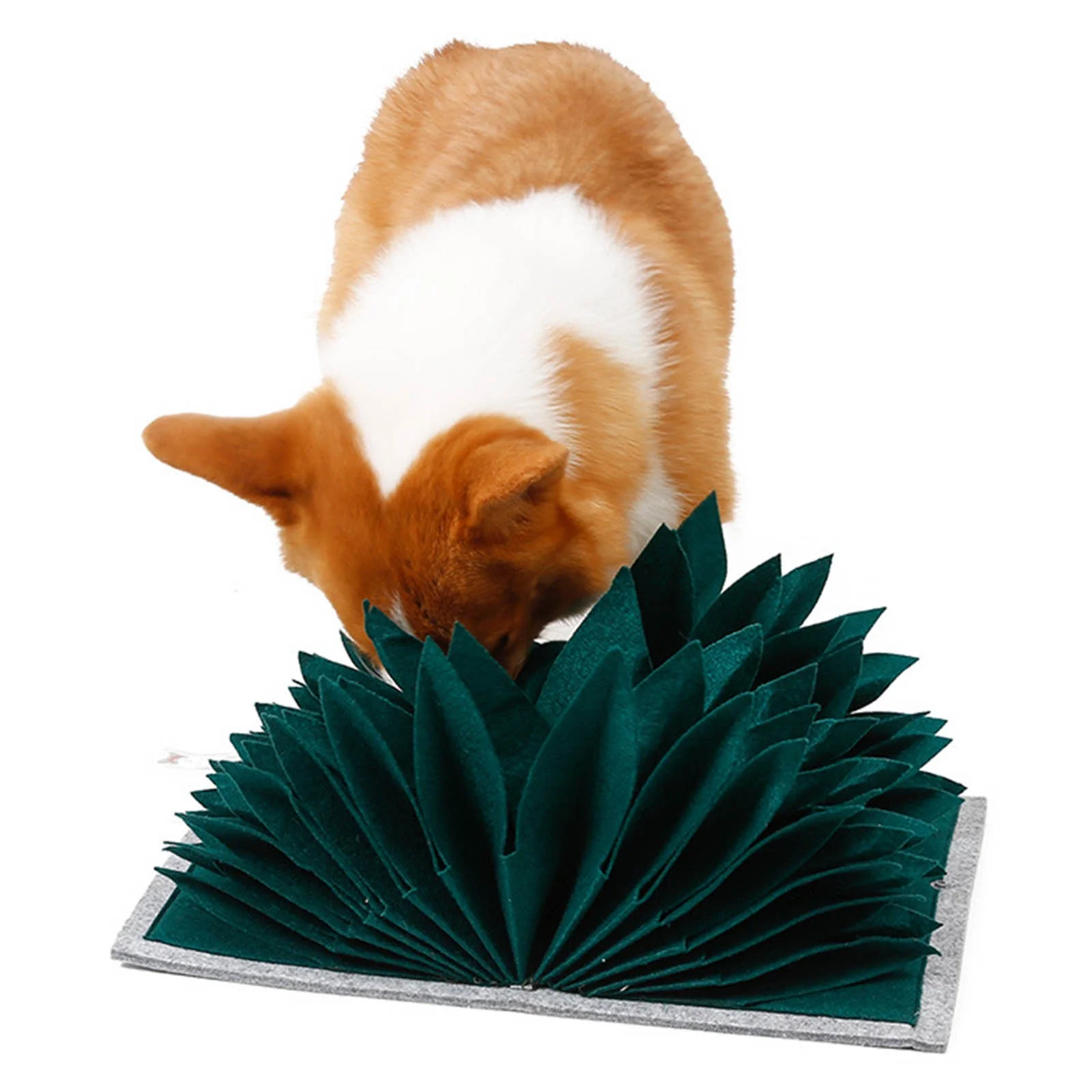 Dog Feeding Mat Pet Snuffle Pad Puppy Treats Training Feeding Mats Slow Feeder Foldable Organ Page Preventing Obesity