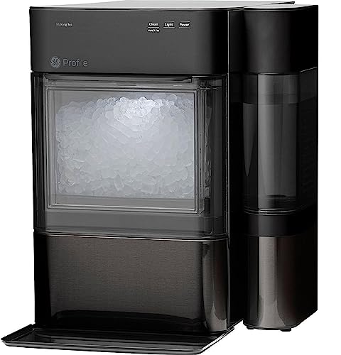 GE Profile Opal 2.0 XL with 1 Gallon Tank, Chewable Crunchable Countertop Nugget Ice Maker, Scoop included, 38 lbs in 24 hours, Pellet Ice Machine with WiFi & Smart Connected, Stainless Steel