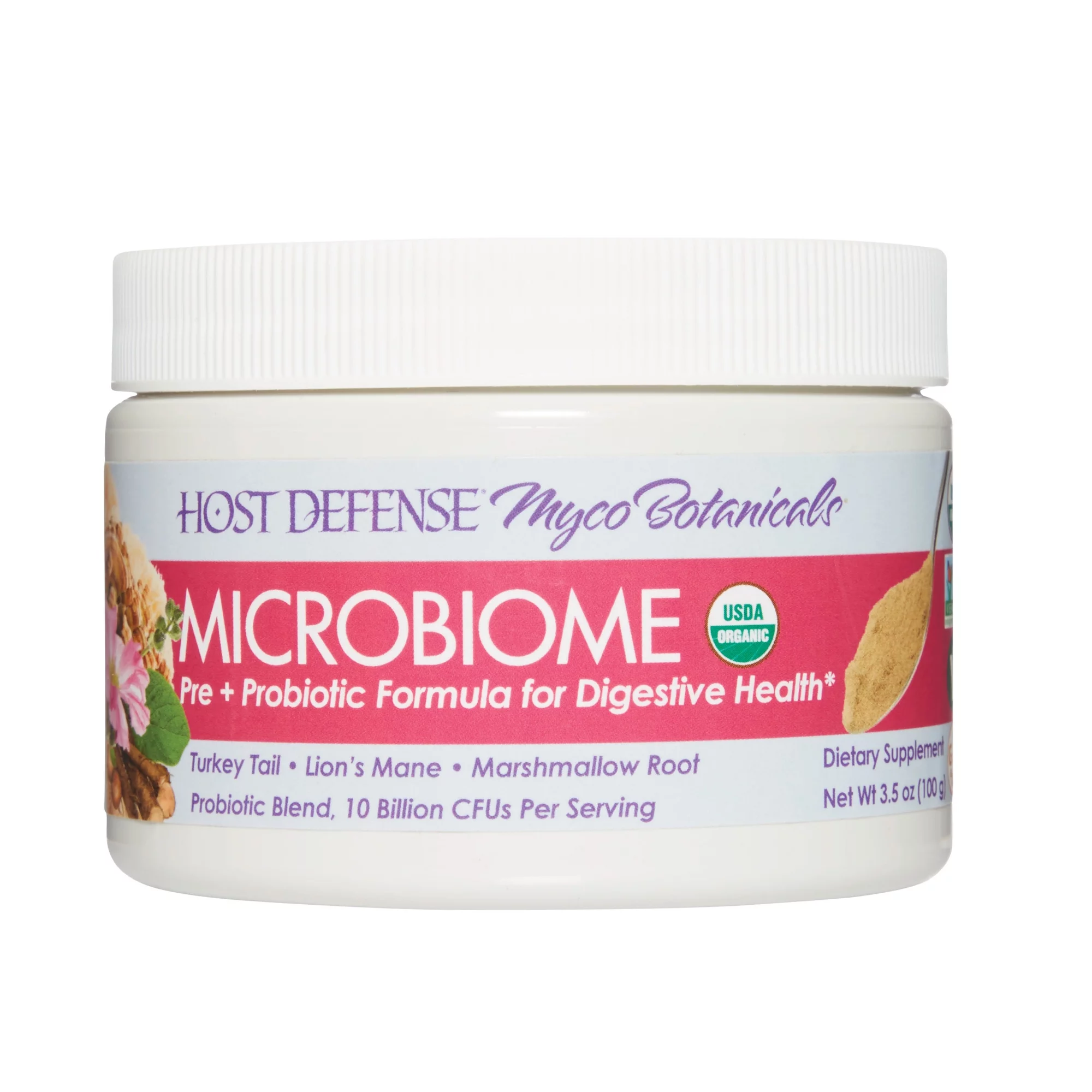 Host Defense MycoBotanicals Microbiome* Powder - 3.5 oz (33 Servings)