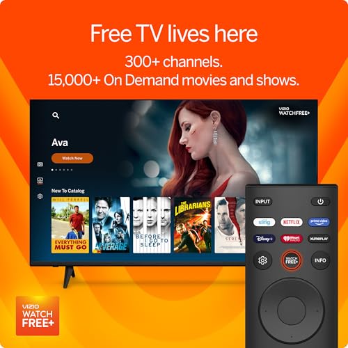 VIZIO 24-inch D-Series Full HD 1080p Smart TV with Apple AirPlay and Chromecast Built-in, Alexa Compatibility, D24f-J09, 2022 Model