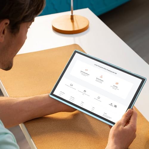 ATOZEE 10 in Tablet 2 in 1 Android 14 Tablets with Keyboard 10 inch Tabletas, Include Mouse Stylus Pen Case, 6000mAh 6GB+32GB ROM 1TB Expandable Tableta, 2MP+8MP Dual Camera, WiFi-6 BT Tablet PC.