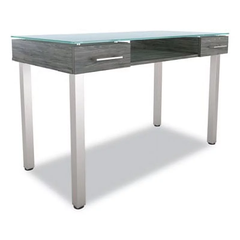 Union and Scale 24398955 Prestige Glass Writing Desk, 47.1
