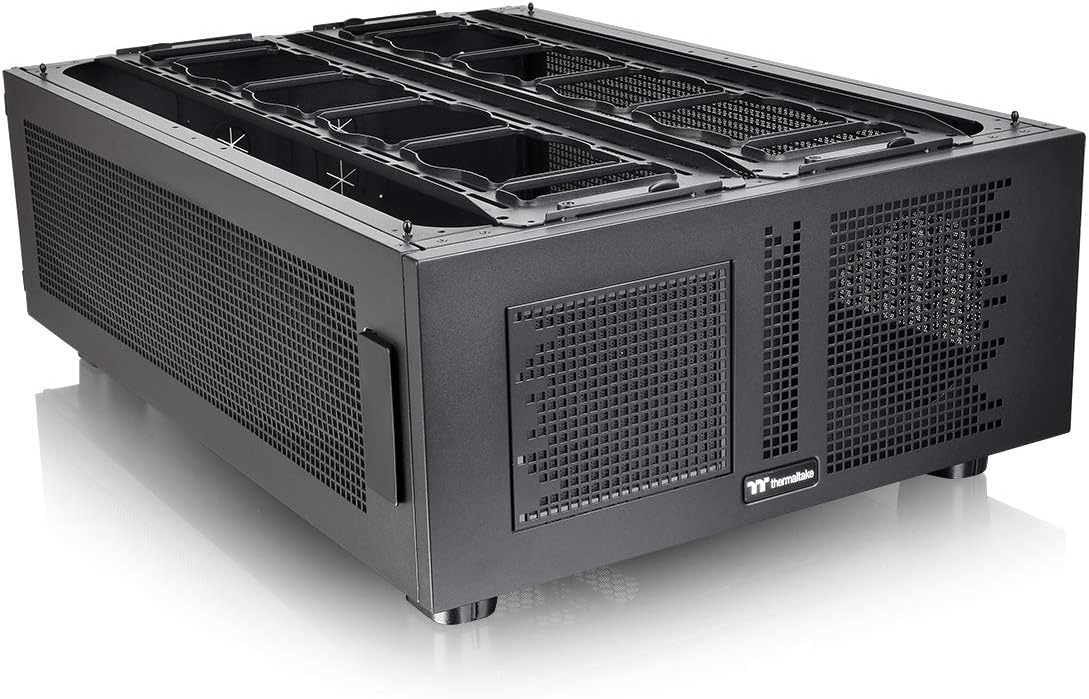 Thermaltake Core W200 Dual System Capable Extreme Water Cooling XL-ATX Fully Modular/Dismantle Stackable Tt Certified Super Tower Computer Case CA-1F5-00F1WN-00 Black