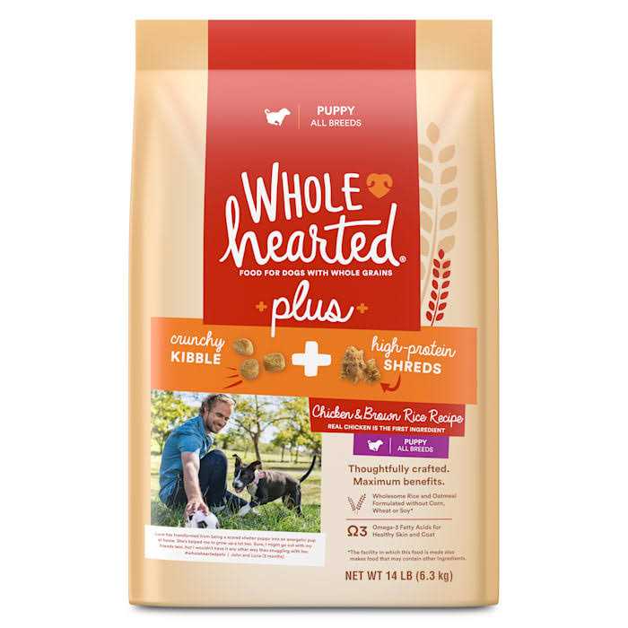WholeHearted Plus Chicken & Brown Rice Recipe with Whole Grains Dry Dog Food - Pet Supplies online store