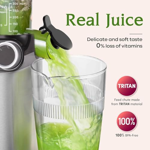 Cold Press Juicer, 200W Masticating Juicer 4.3