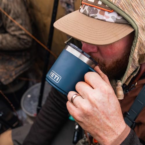YETI Rambler 10 oz Stackable Mug, Vacuum Insulated, Stainless Steel with MagSlider Lid, Stainless
