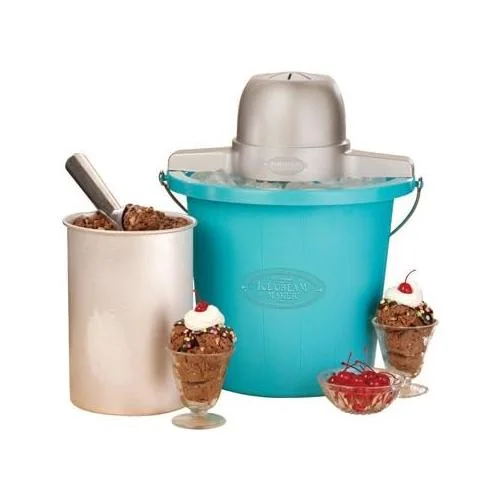 Ice Cream Maker 4Qt Blue