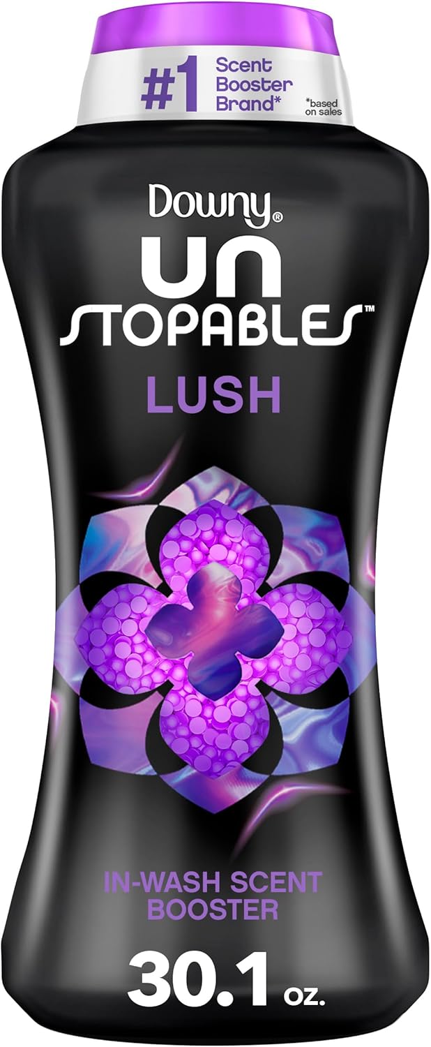 Downy Unstopables In-Wash Laundry Scent Booster Beads, Lush, 30.1 oz