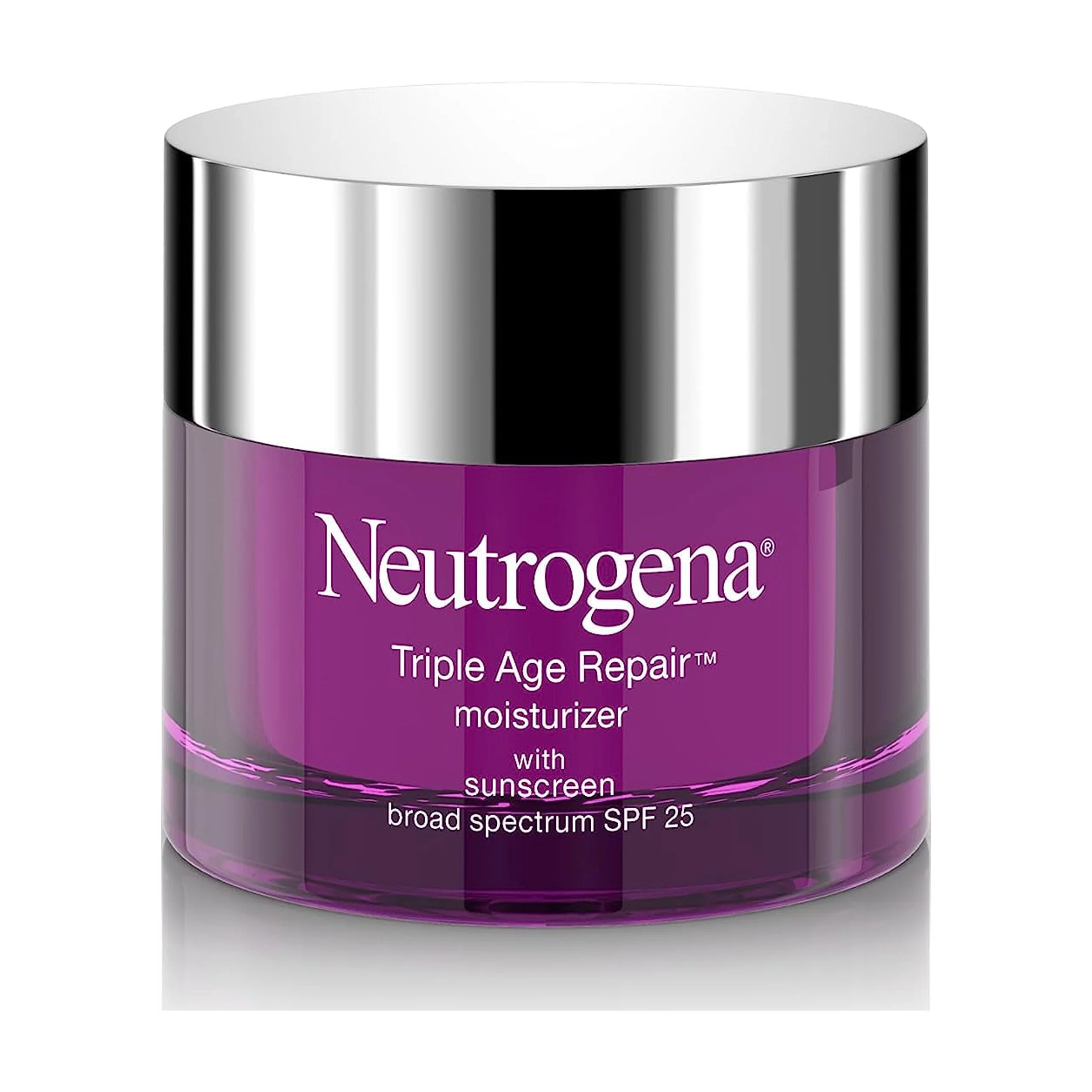 Revitalize and Rejuvenate Your Skin with Neutrogena Triple Age Repair Anti-Aging Moisturizer - SPF 25 Sunscreen, Vitamin C, and Firming Properties for a Youthful Glow - 1.7 Oz