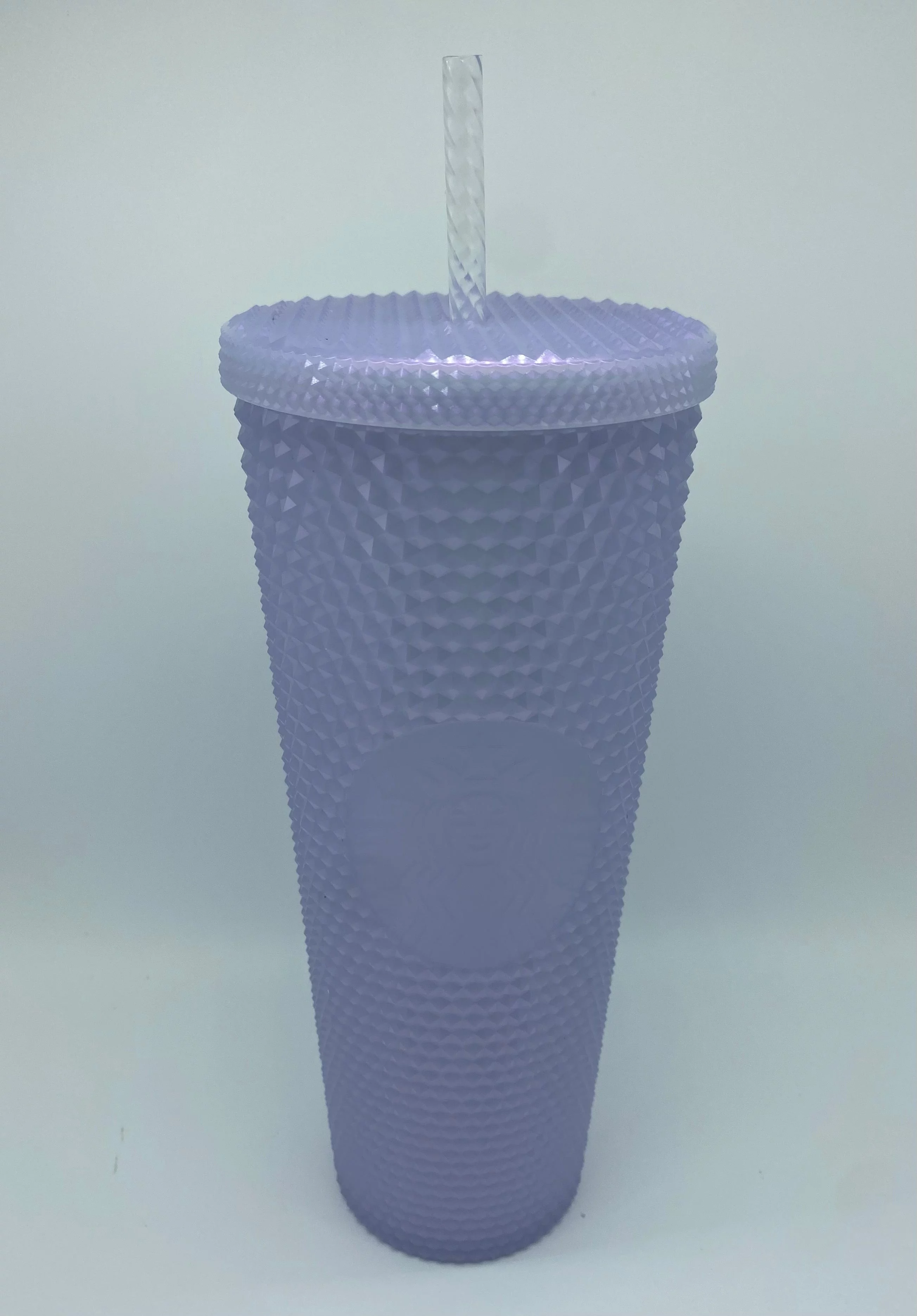 Starbucks Holiday Christmas 2021 Icy Llilac Bling Studded Cold Tumbler 24oz New