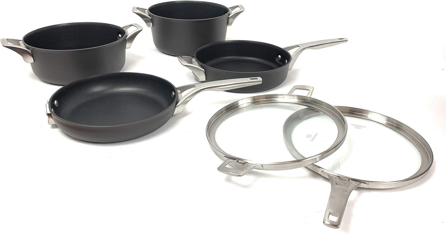 Calphalon Premier 12-piece Hard Anodized Space Saving Cookware