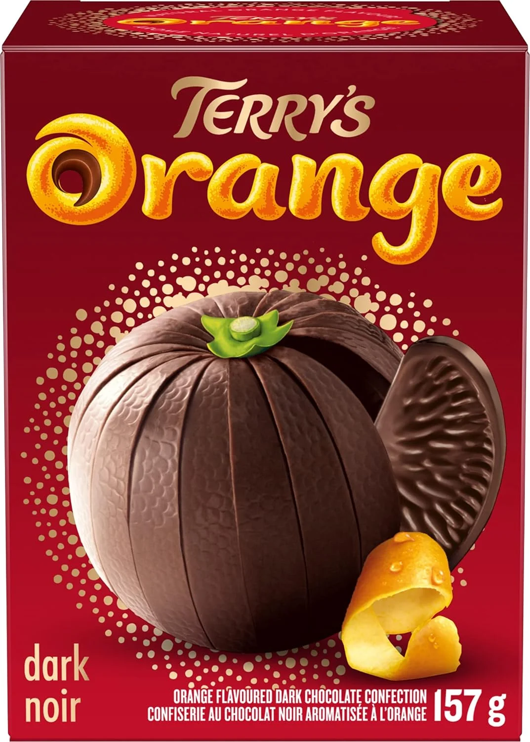 Terry's Orange Dark Chocolate, 157g/5.5 oz. Bar {Imported from Canada}