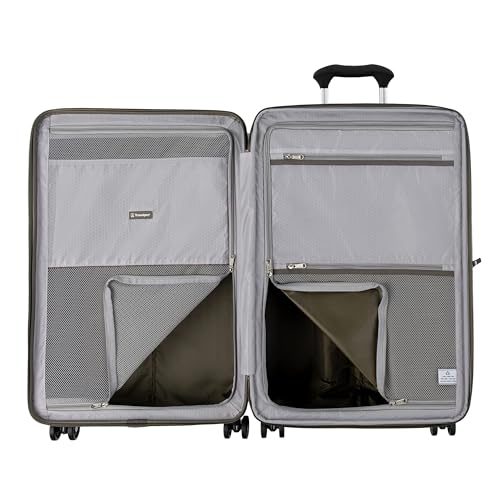 Travelpro Maxlite Air Hardside Expandable Carry on Luggage, 8 Spinner Wheels, Lightweight Hard Shell Polycarbonate Suitcase, Shadow Grey, Carry On 21-Inch