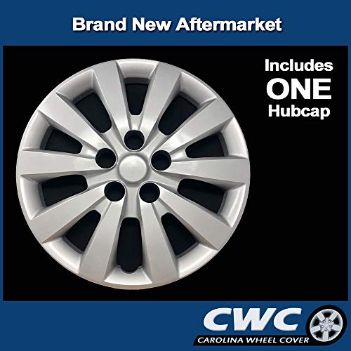 Premium Hubcap Replacement for Nissan Sentra, Leaf 2013-2019, 16-inch Replica Wheel Cover (Set of 4) 53089