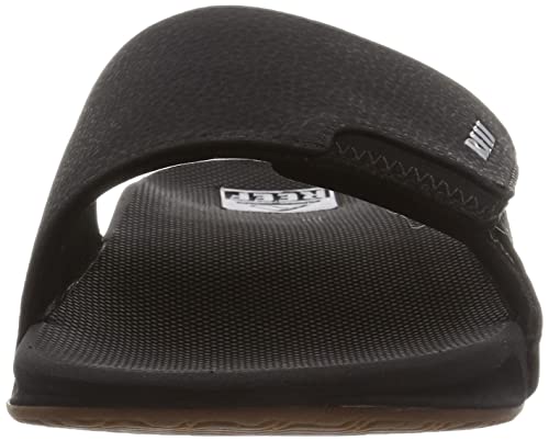 REEF Fanning Slide Men's Bottle Opener Sandal, Arch Support, Durable Outsole, Water Friendly