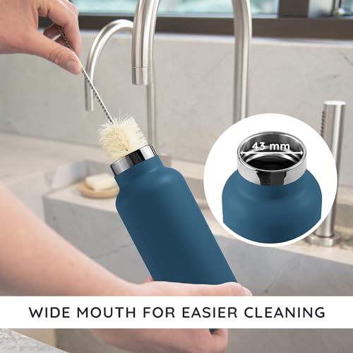 Bambaw 32 oz Water Bottle | Insulated Water Bottles | Water Bottle Stainless Steel | Insulated Travel Water Bottle | Insulated Water Bottle | Stainless Steel Water Bottles | 1 Liter Water Bottles