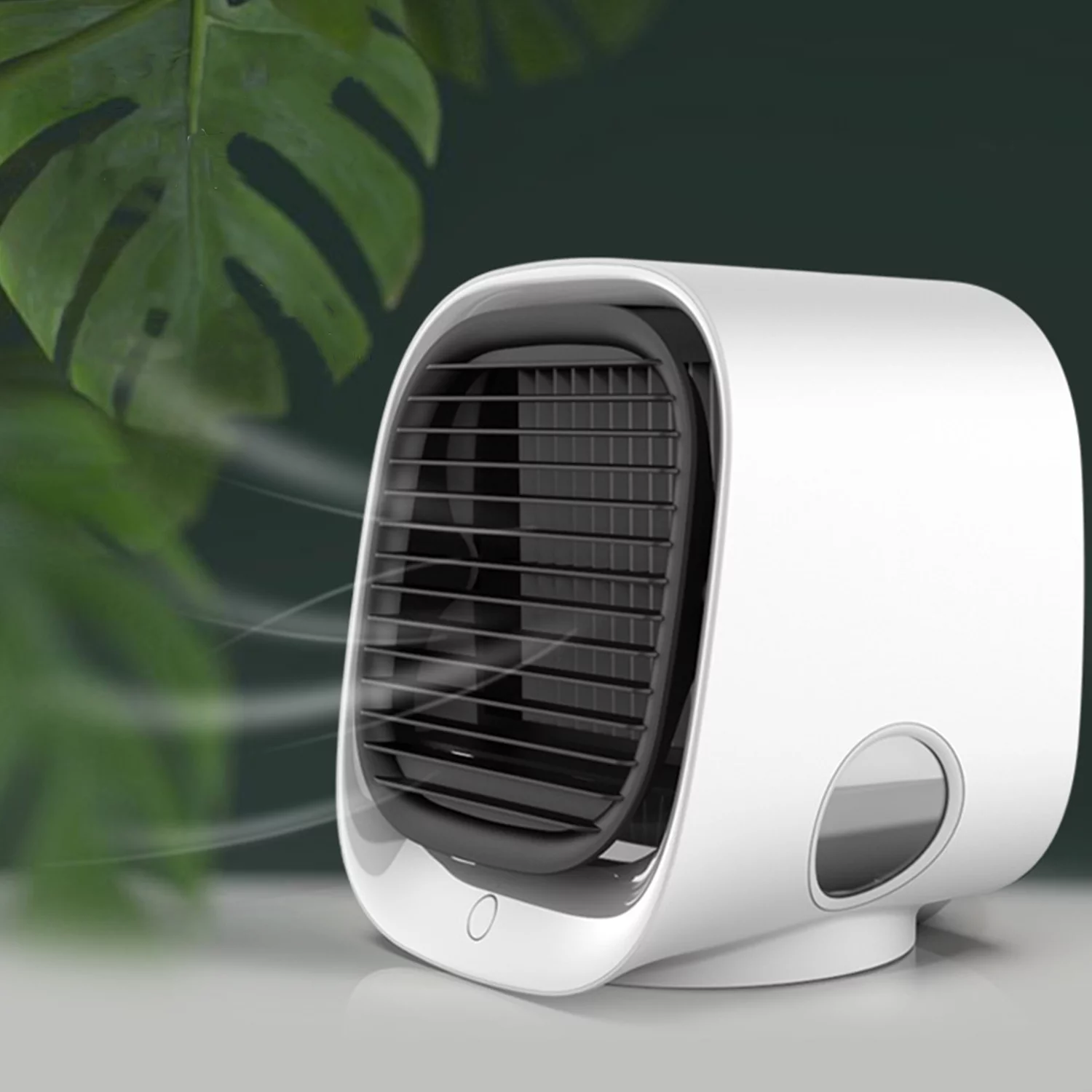Surakey Air Conditioner Portable Office Home & Auto Heat Sink Ice Air Cooler Without Cell Green