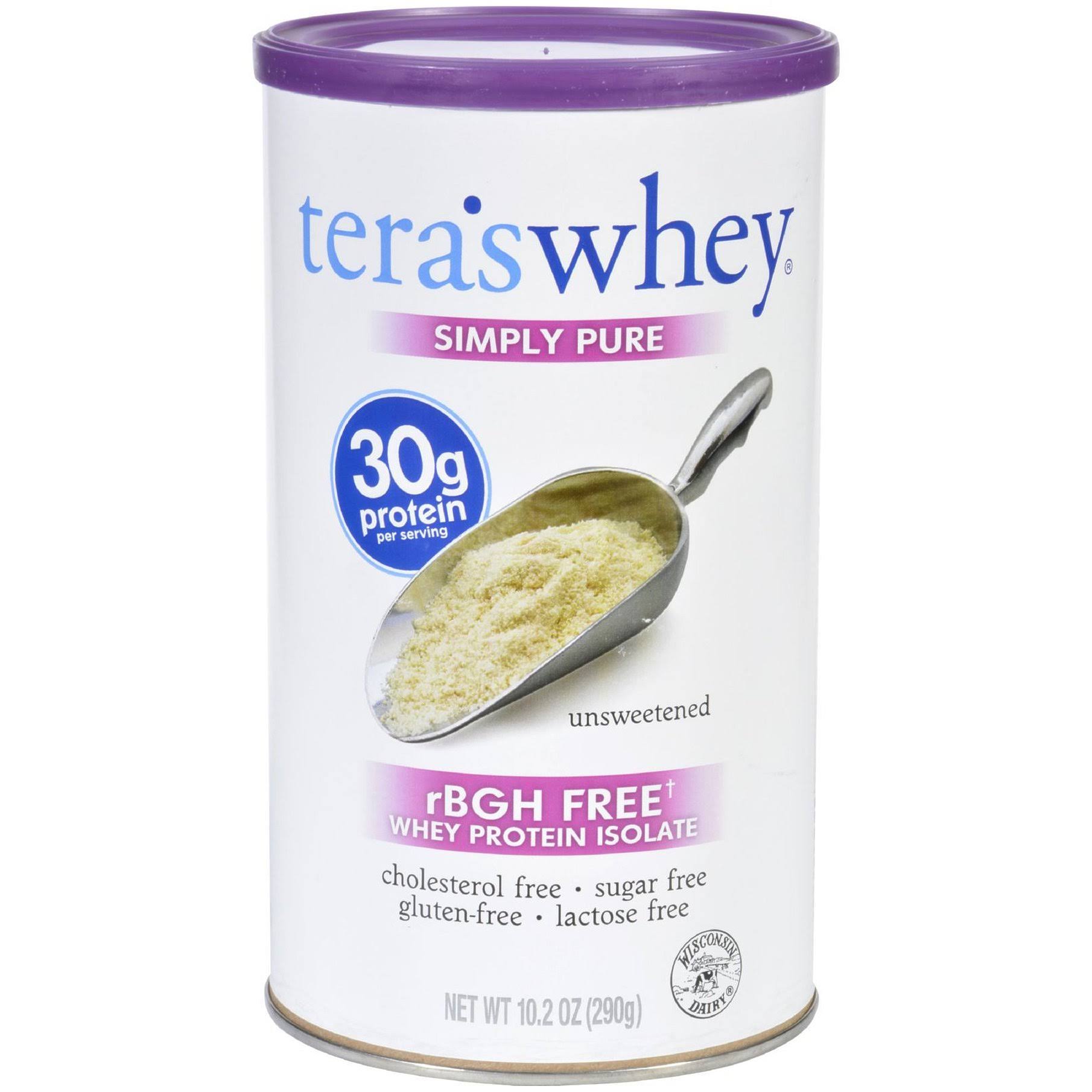 Teras Whey Plain Whey Protein - 10.2 oz canister