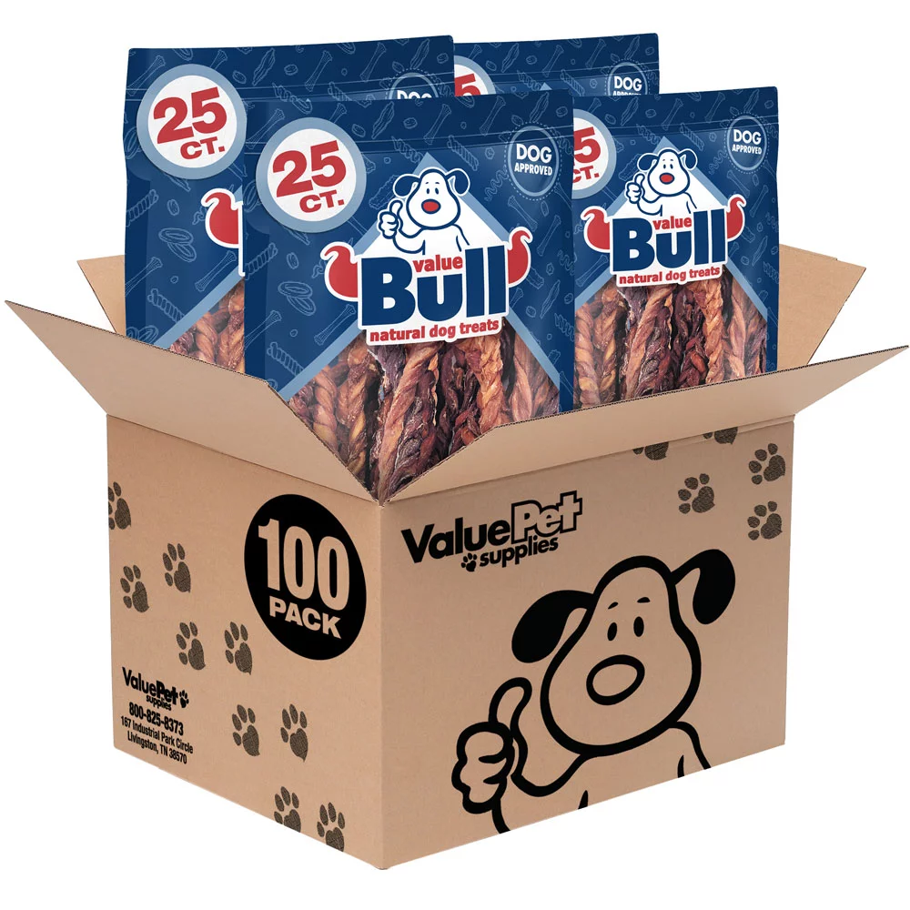 ValueBull USA Twisted Lamb Weasand, 100 Count