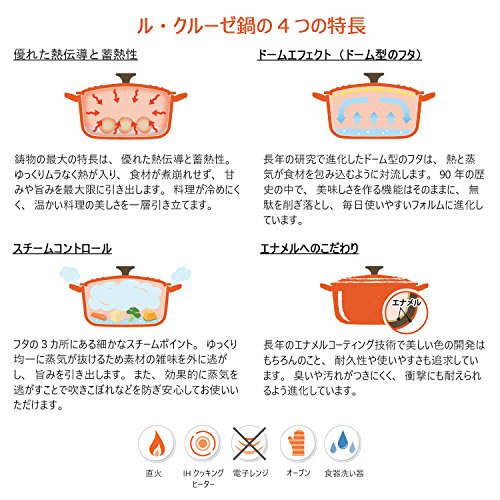 Le Creuset Enameled Cast-Iron 2-1/4-Quart Buffet Casserole, Red