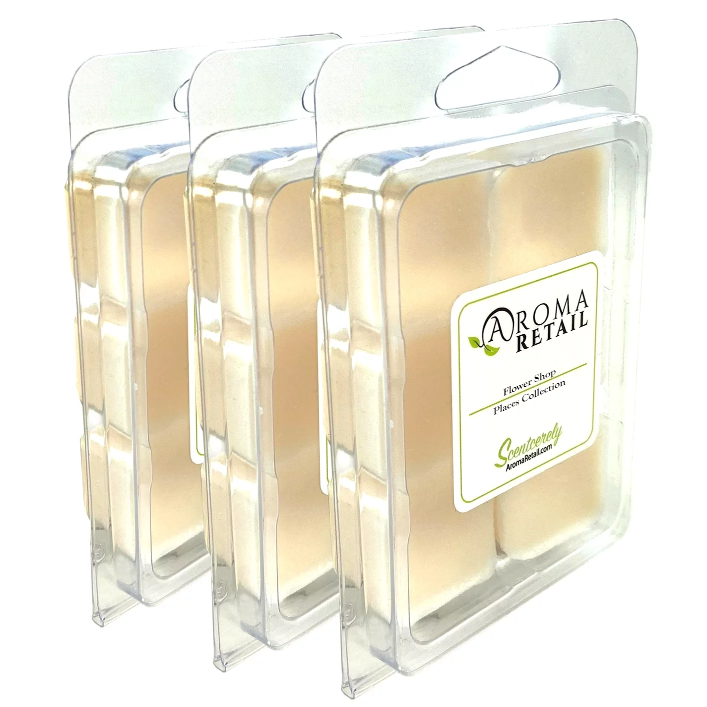 Set of 3 Flower Shop Scented Soy Wax Melts for Wax Melter and Candle Warmer